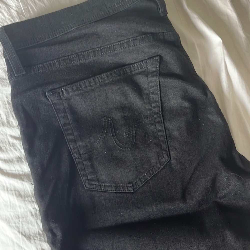 AG black jeans Everett slim straight elastane